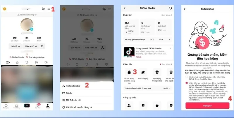 cach gan link san pham tren tiktok nhan hoa hong